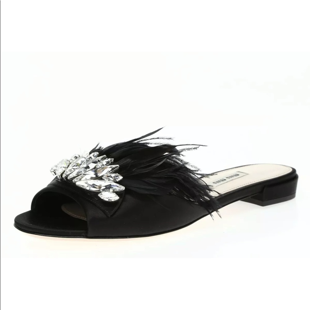 Miu Miu Black slides